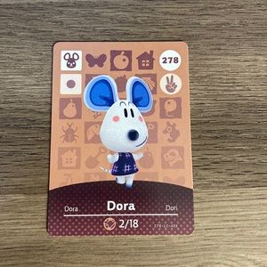 Animal Crossing Dora Amiibo Card